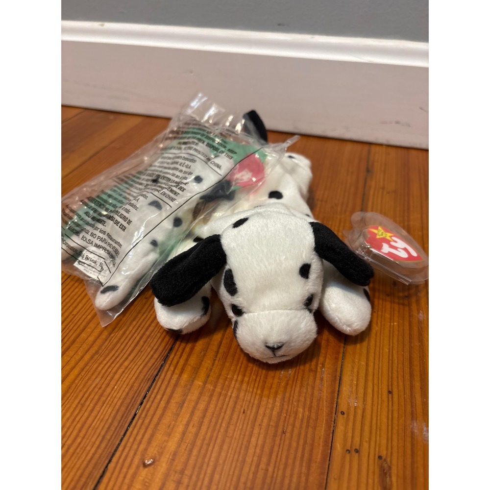 Vintage Ty Beanie Baby Dotty Dalmatian Sealed 2000 McDonald's Teenie Beanie
